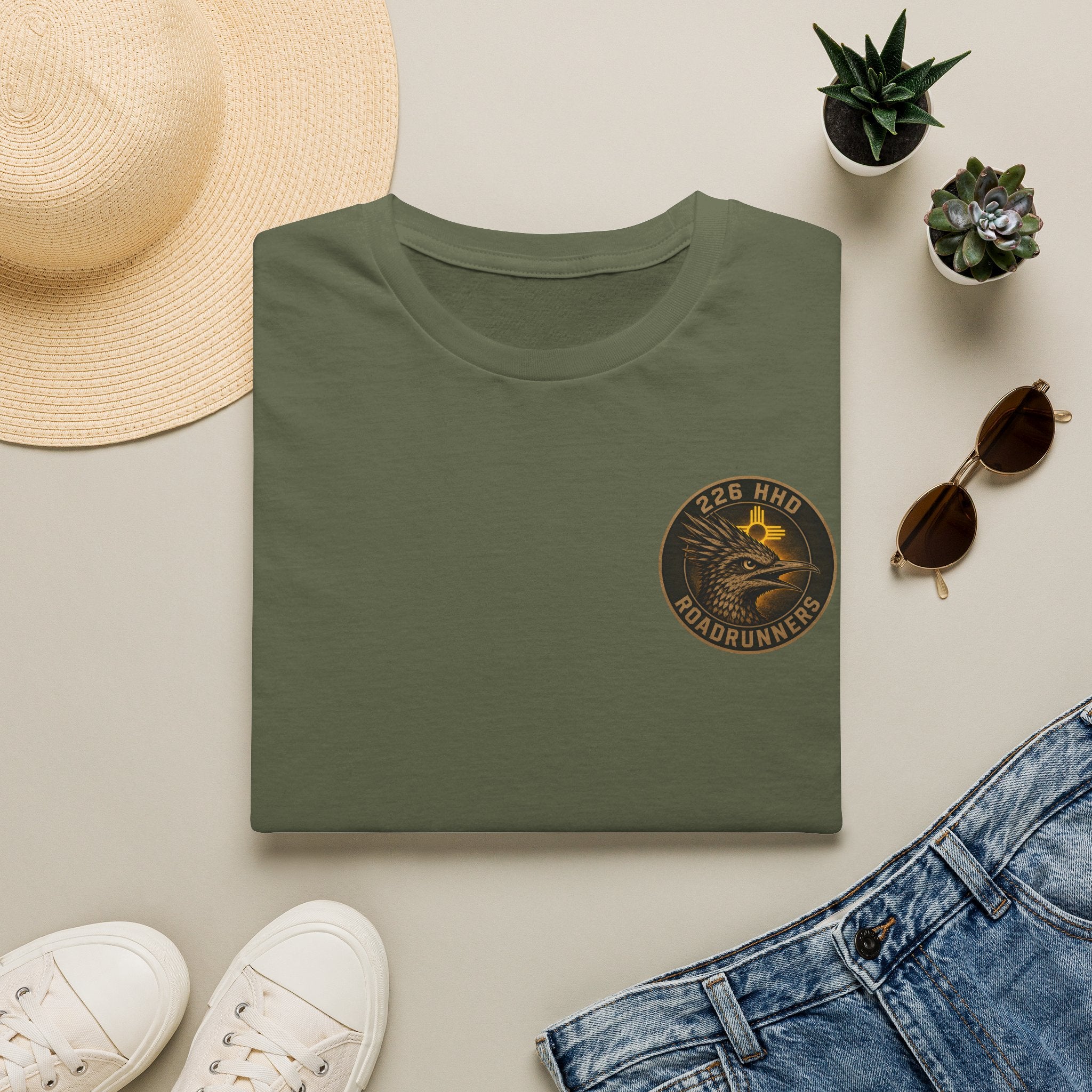 226HHD Roadrunners Tshirt - 100% Cotton Green or Black