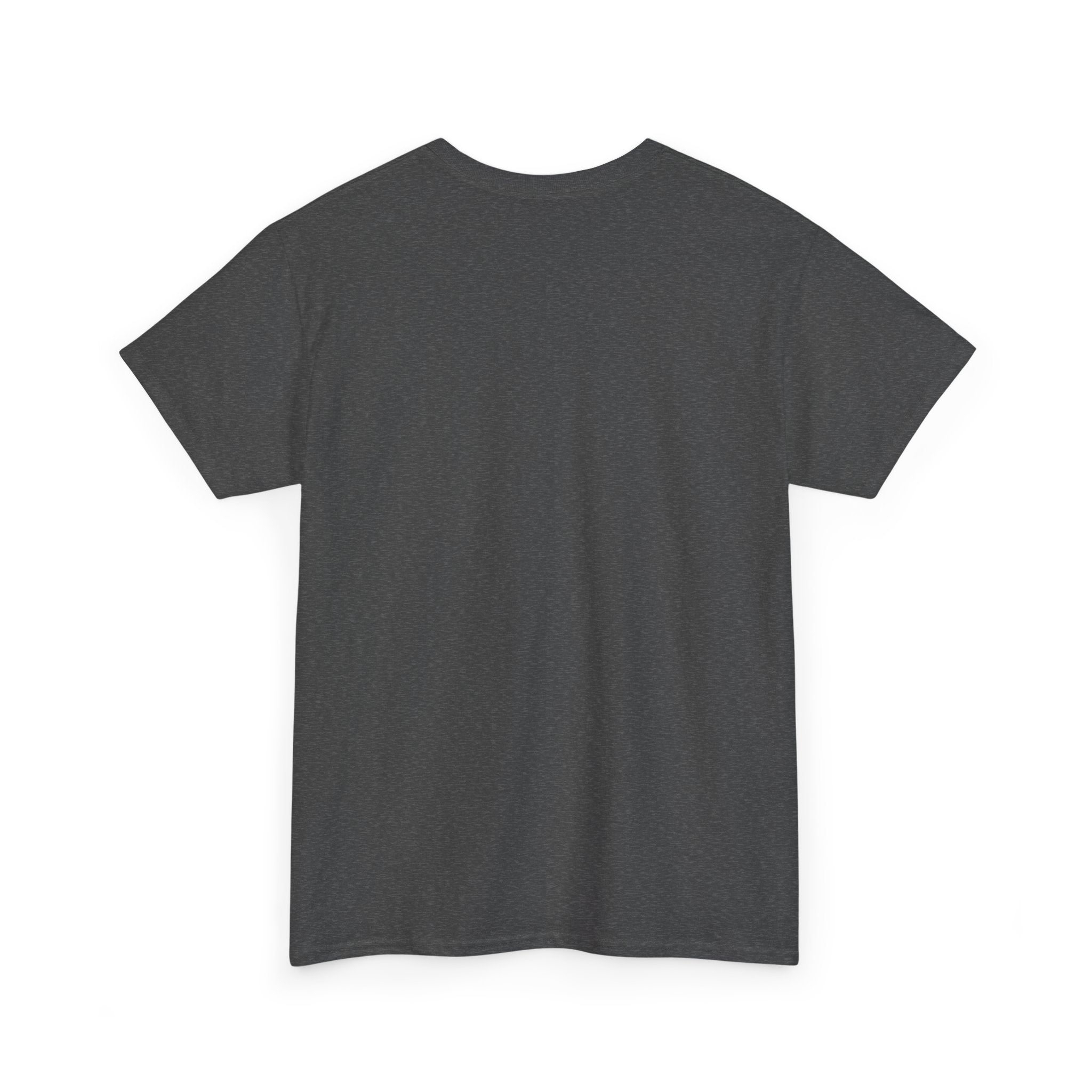 Dunkelgraues Cape Dad T‑Shirt, Rückseite ohne Motiv