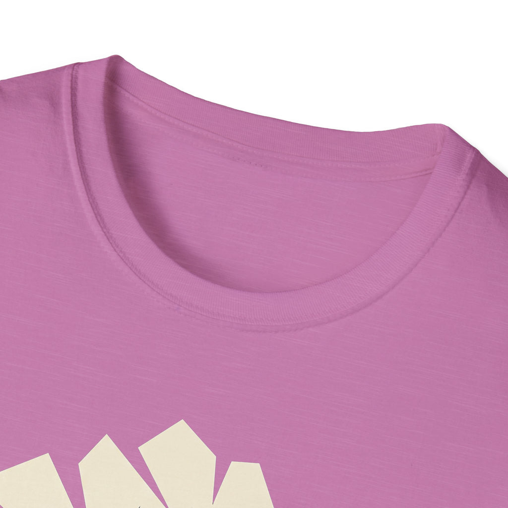 Heather Radiant Orchid T-Shirt: Rundhalsausschnitt mit Stoffstruktur
