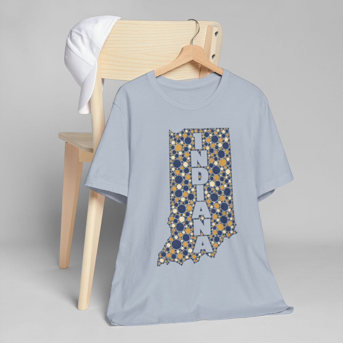 Indiana State Map Floral T-Shirt | Indiana Outline Graphic Tee