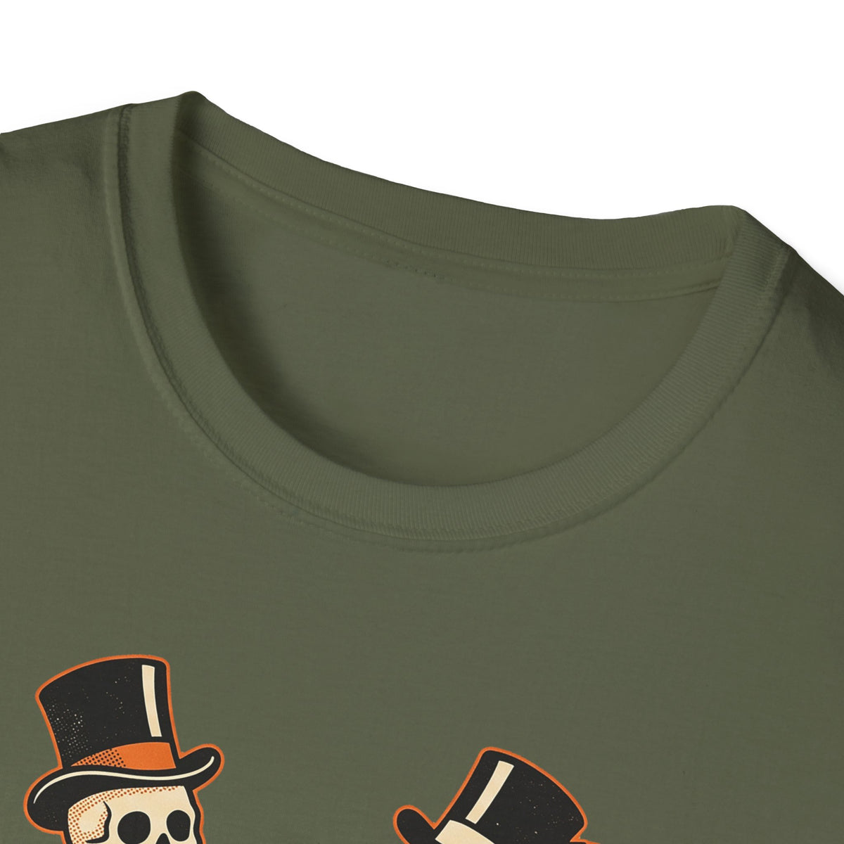 Dancing Skeletons The Graveyard Shift T-Shirt - Vintage Halloween Tee