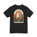Black t-shirt with Louisiana pelican art graphic on chest