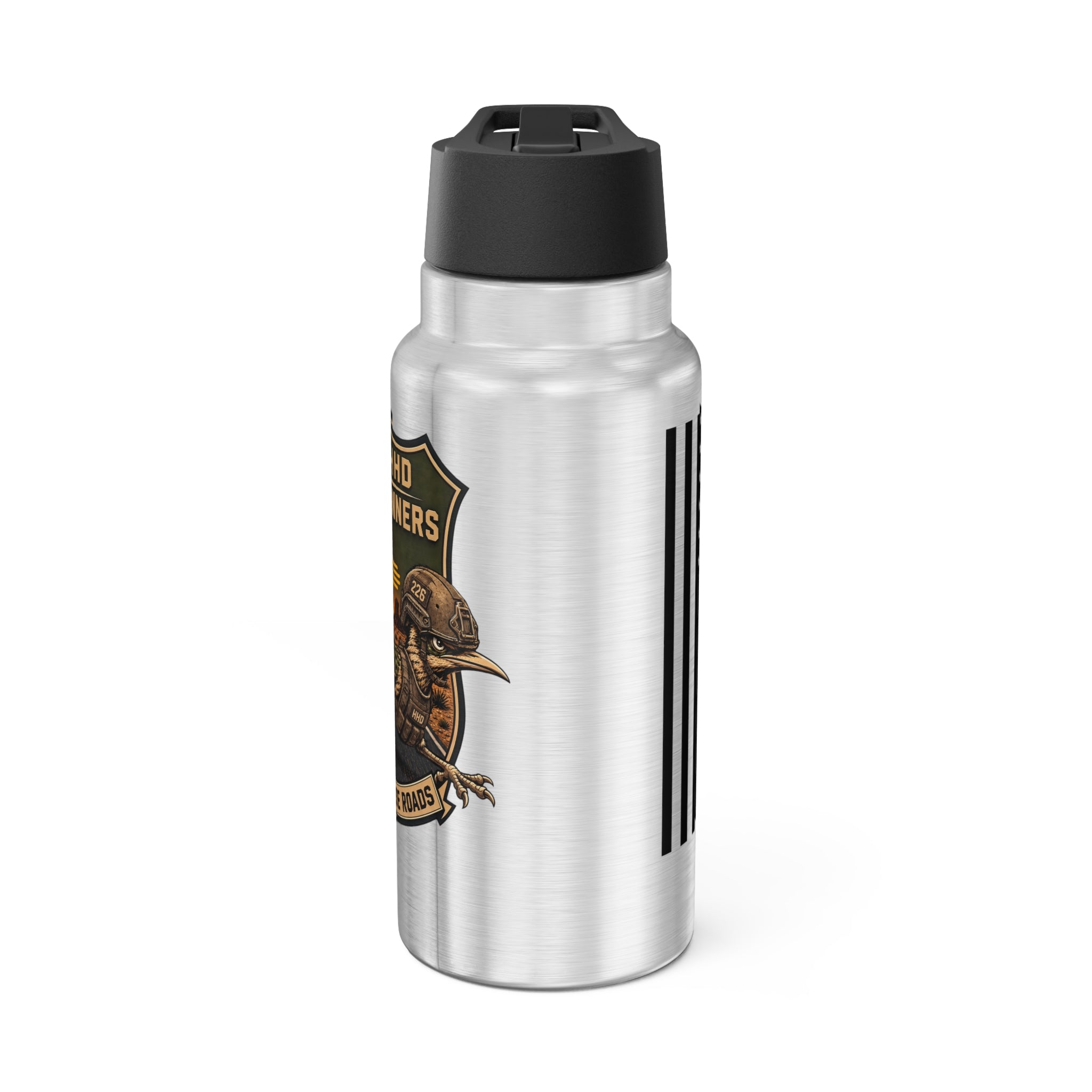226HHD Roadrunners 32oz Gator Stainless Tumbler – “We Run These Roads” Insulated Bottle