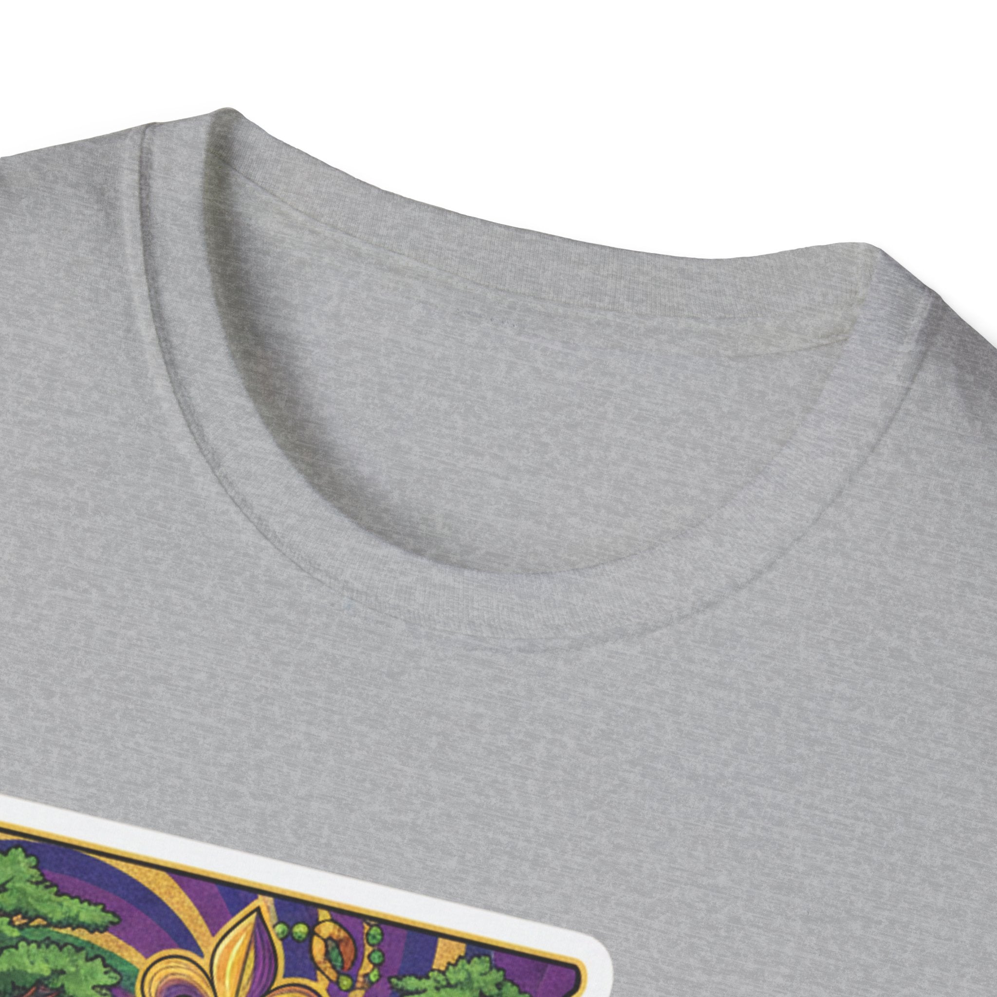 I Am Louisiana T-Shirt front view, sport grey