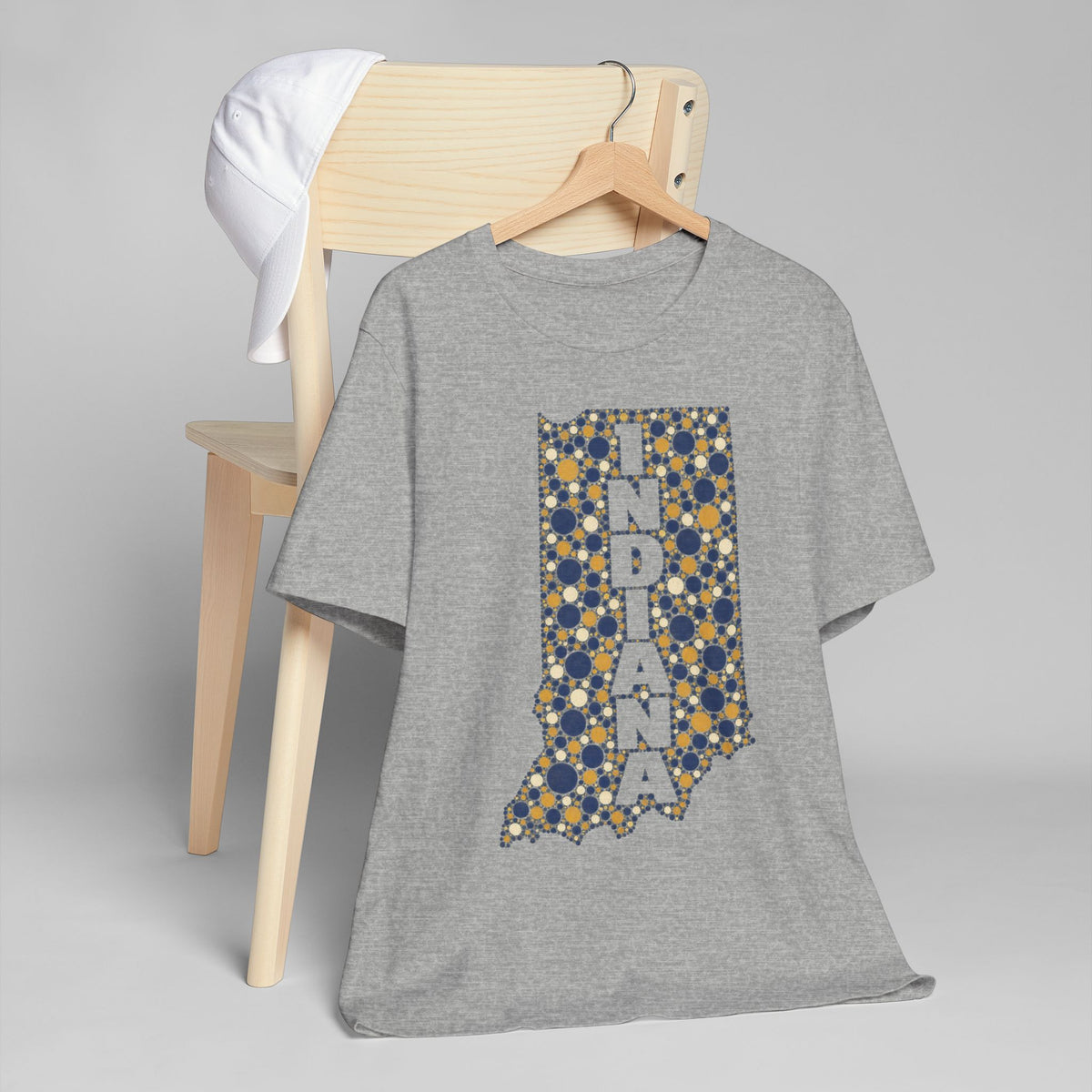 Indiana State Map Floral T-Shirt | Indiana Outline Graphic Tee