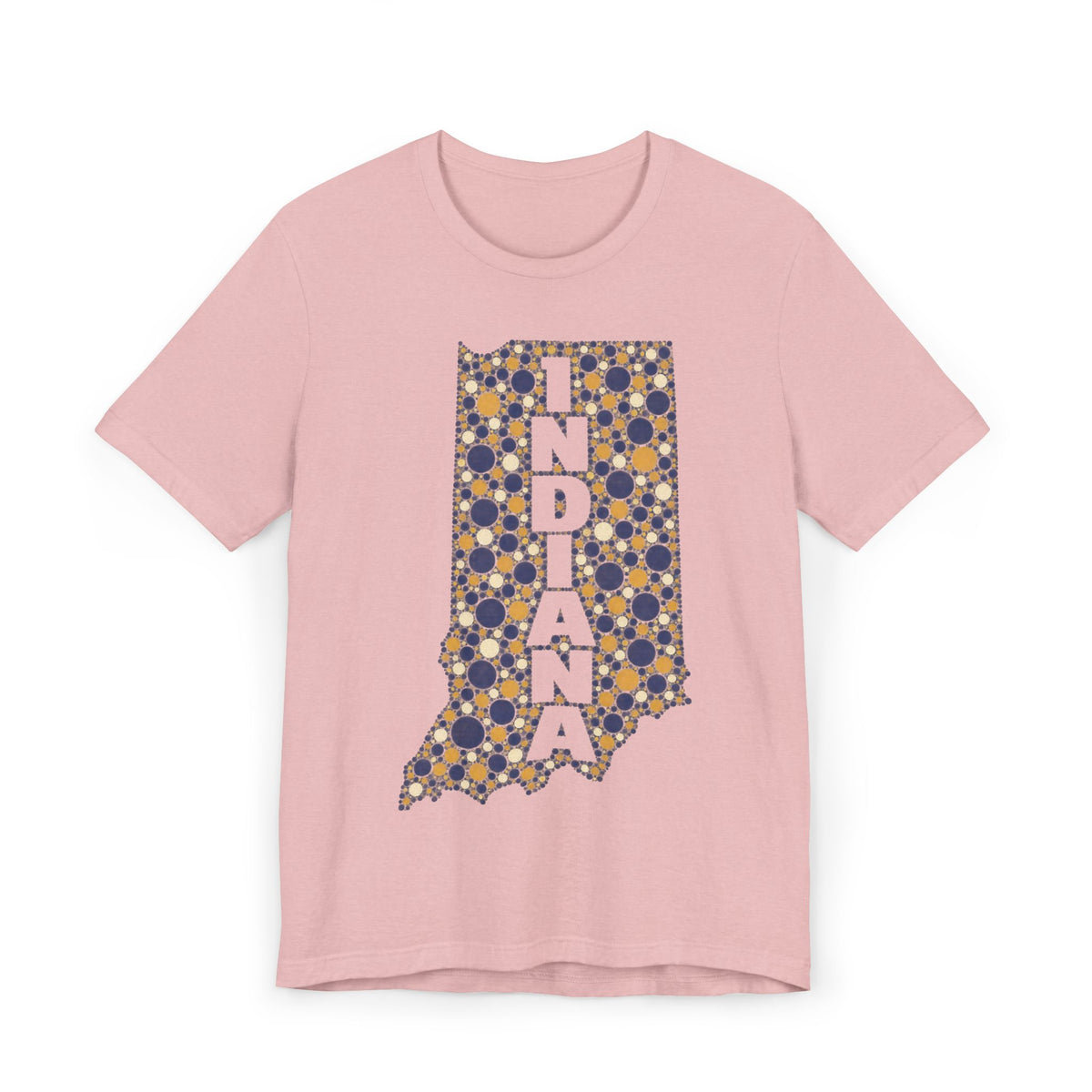 Indiana State Map Floral T-Shirt | Indiana Outline Graphic Tee