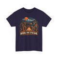 National Park After Dark Campfire Concert T-Shirt, Bear and Elk Mountain Camping Shirt for Men and Women, Hiking Gift Tee