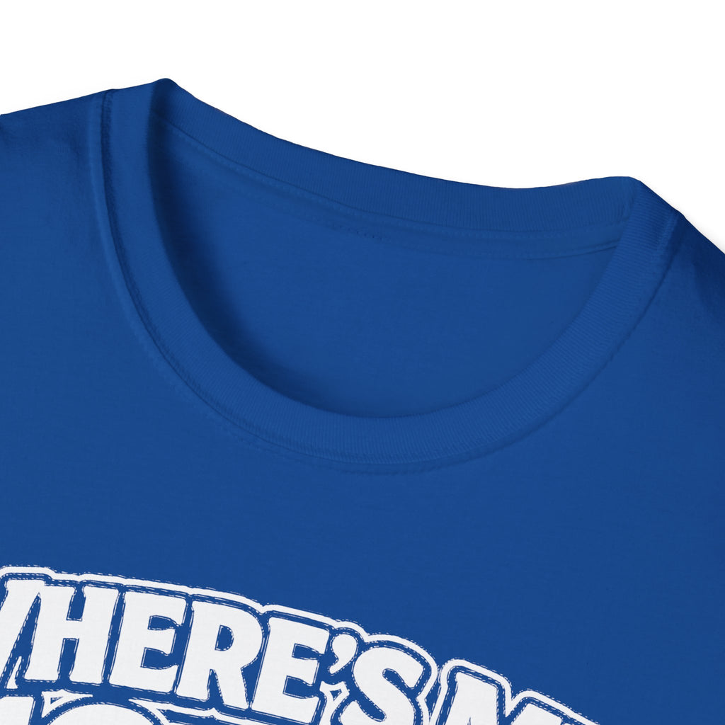 Royal blue T-shirt, crew neck with partial “WHERE’S 10MM” graphic on chest