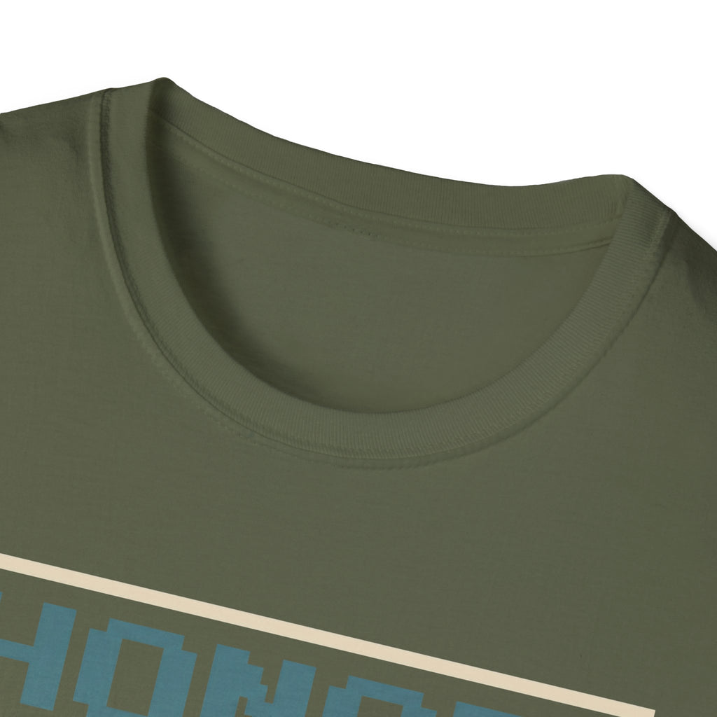 Honor Duty Service T-Shirt - Retro Pixel Veteran Tribute Tee