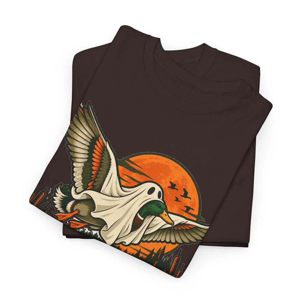 Duck Duck Boo Halloween T-Shirt, Funny Ghost Mallard Duck Hunting Shirt for Men and Women, Waterfowl Hunter Gift Tee