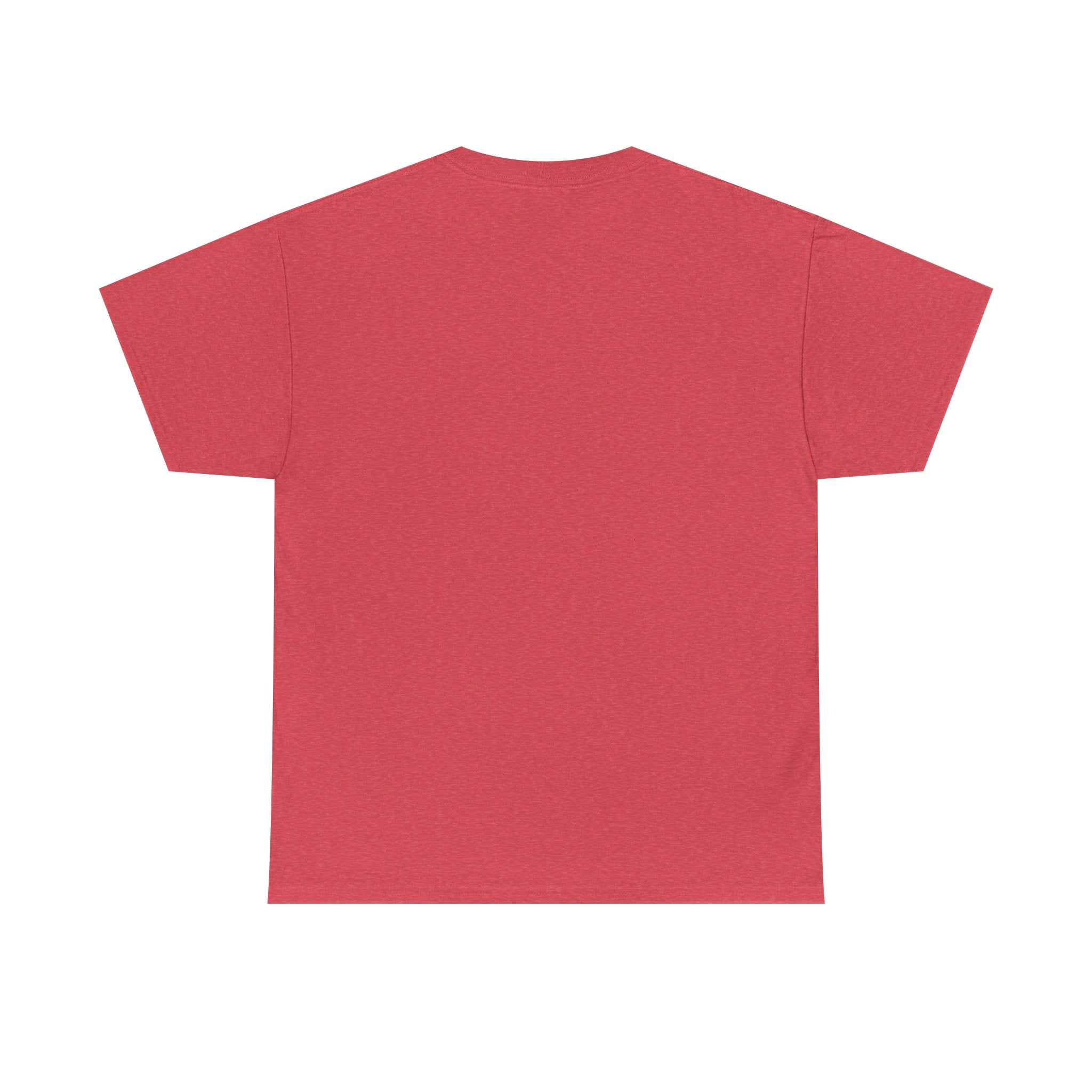 Rotes Cape Dad T‑Shirt, Rückseite ohne Aufdruck