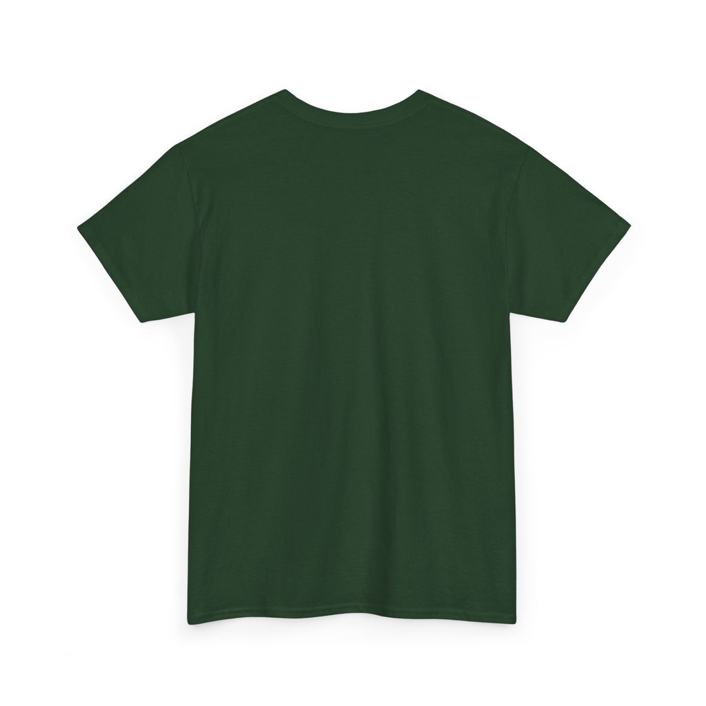 Green T-shirt, crew neck, short sleeves, plain back
