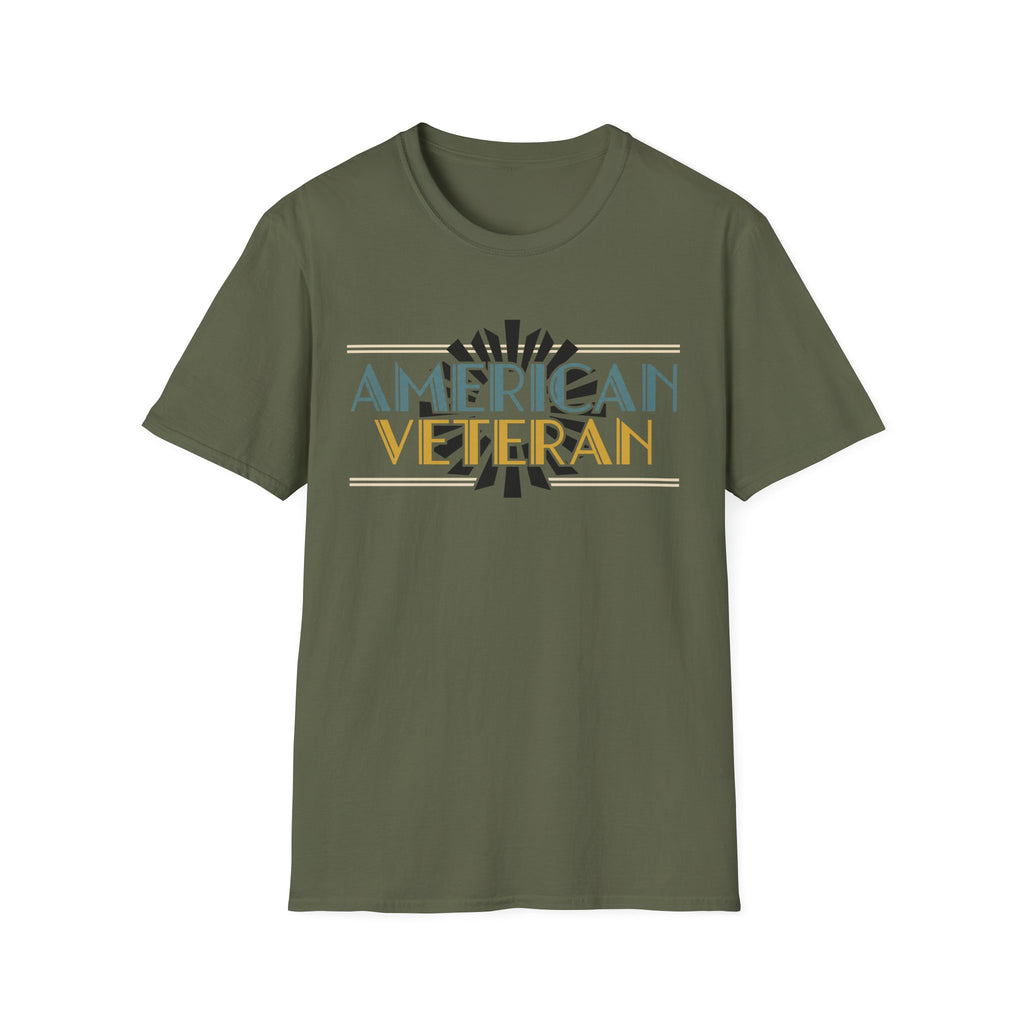 American Veteran T-Shirt - Vintage Patriotic Veterans Day Tee