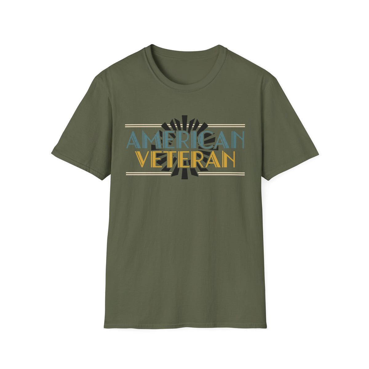 American Veteran T-Shirt - Vintage Patriotic Veterans Day Tee