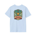 Texas Longhorn T-shirt, light blue, with longhorn Texas crest graphic on chest
