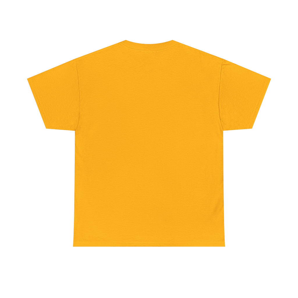 Orange crewneck t-shirt, plain back