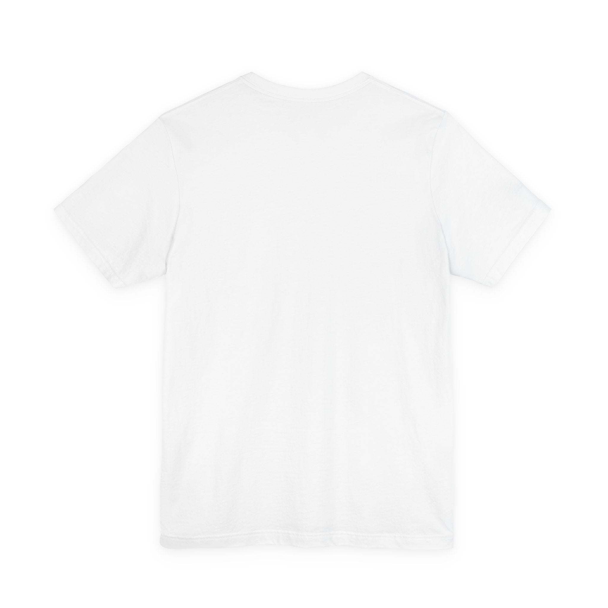 Plain white T-shirt back