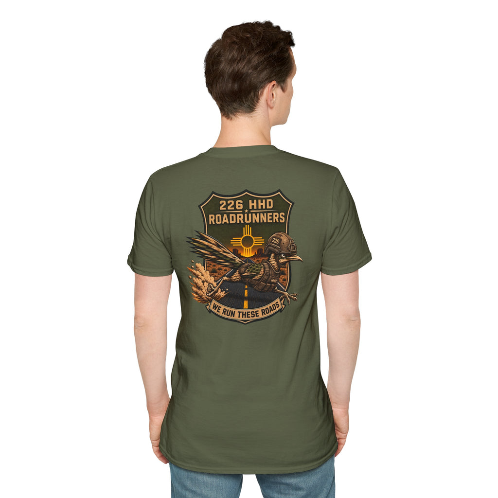 226HHD Roadrunners Tshirt - 100% Cotton Green or Black