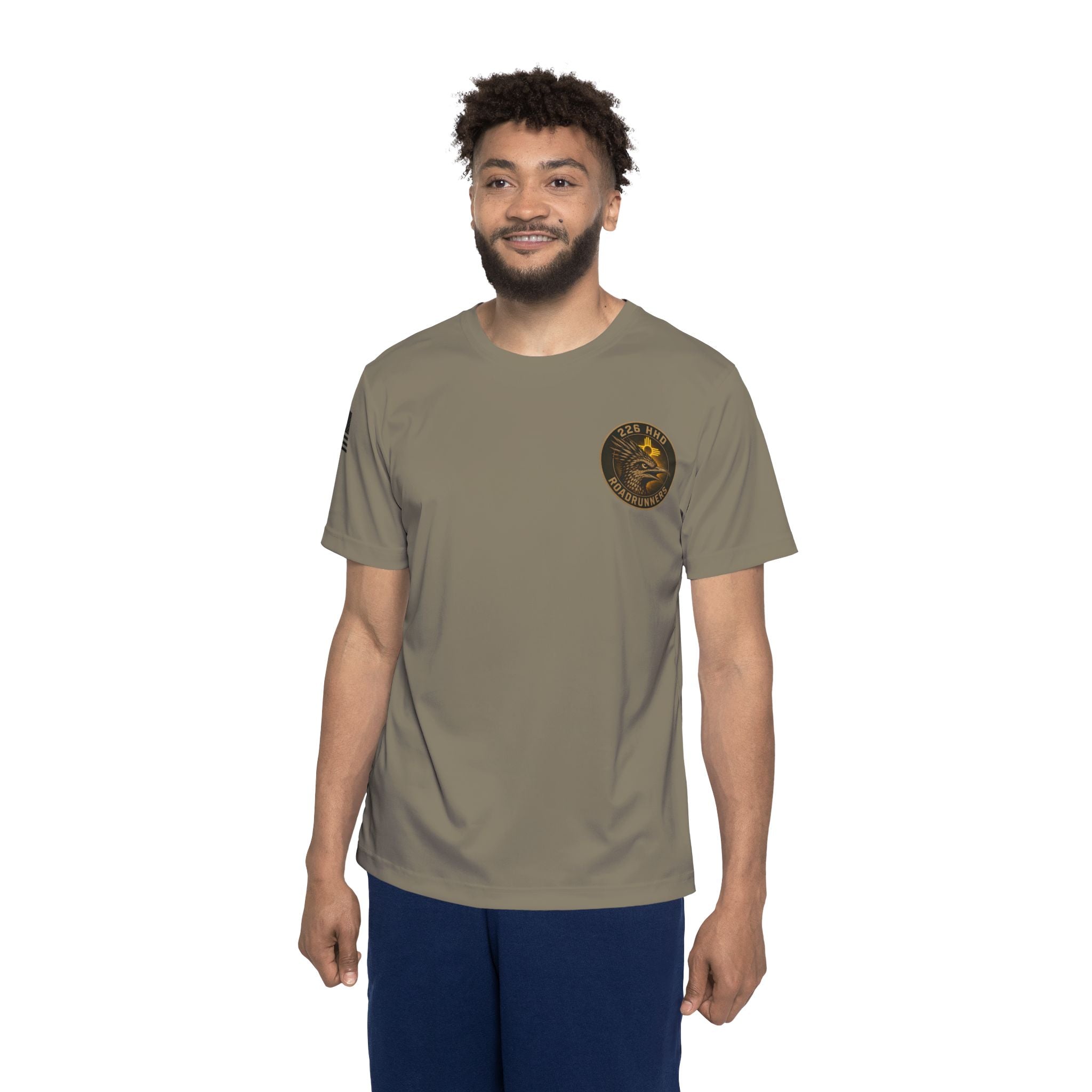 Roadrunners 226 HHD Military Patch Jersey — 'We Run These Roads' Sports Tee
