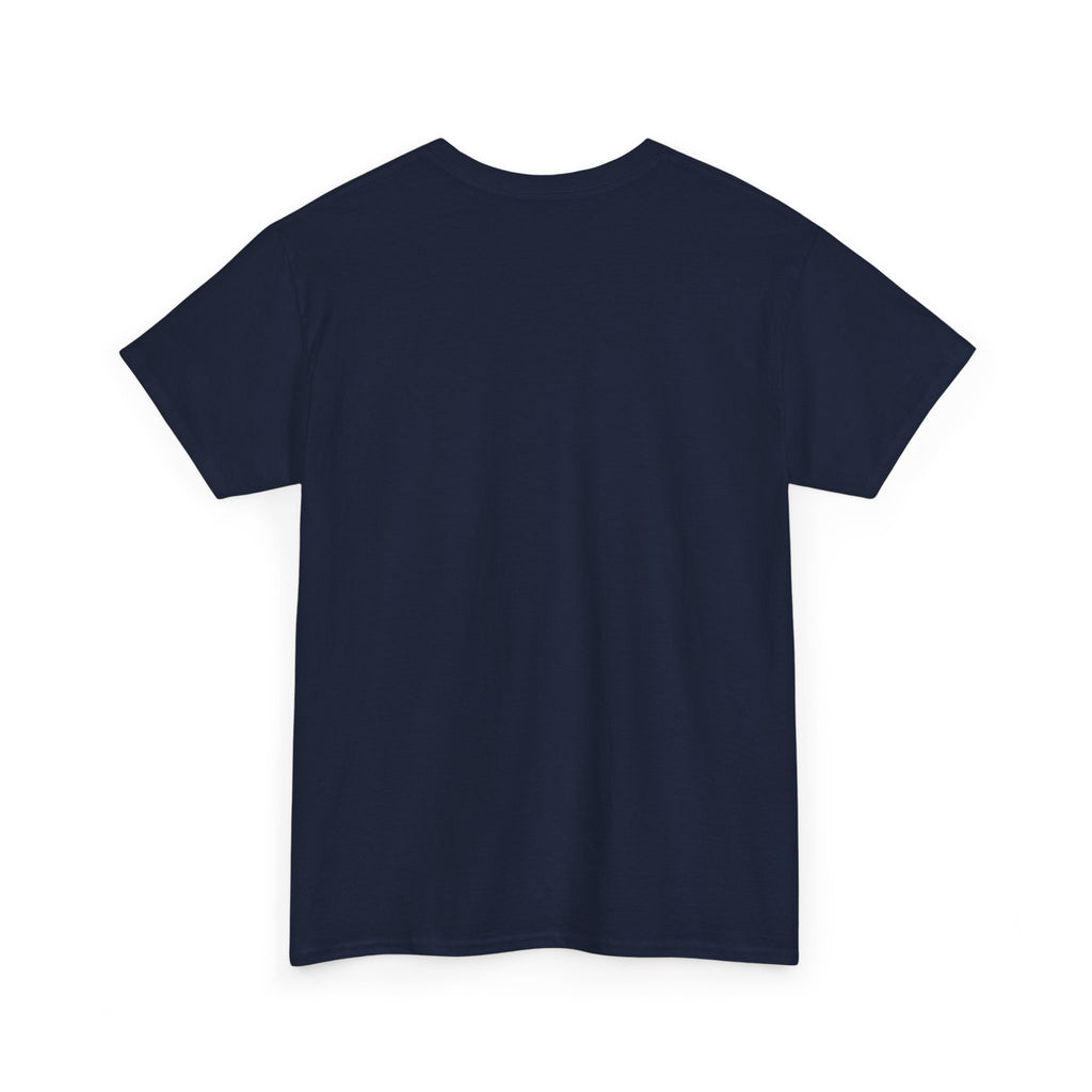 Navy unisex T-shirt, plain back