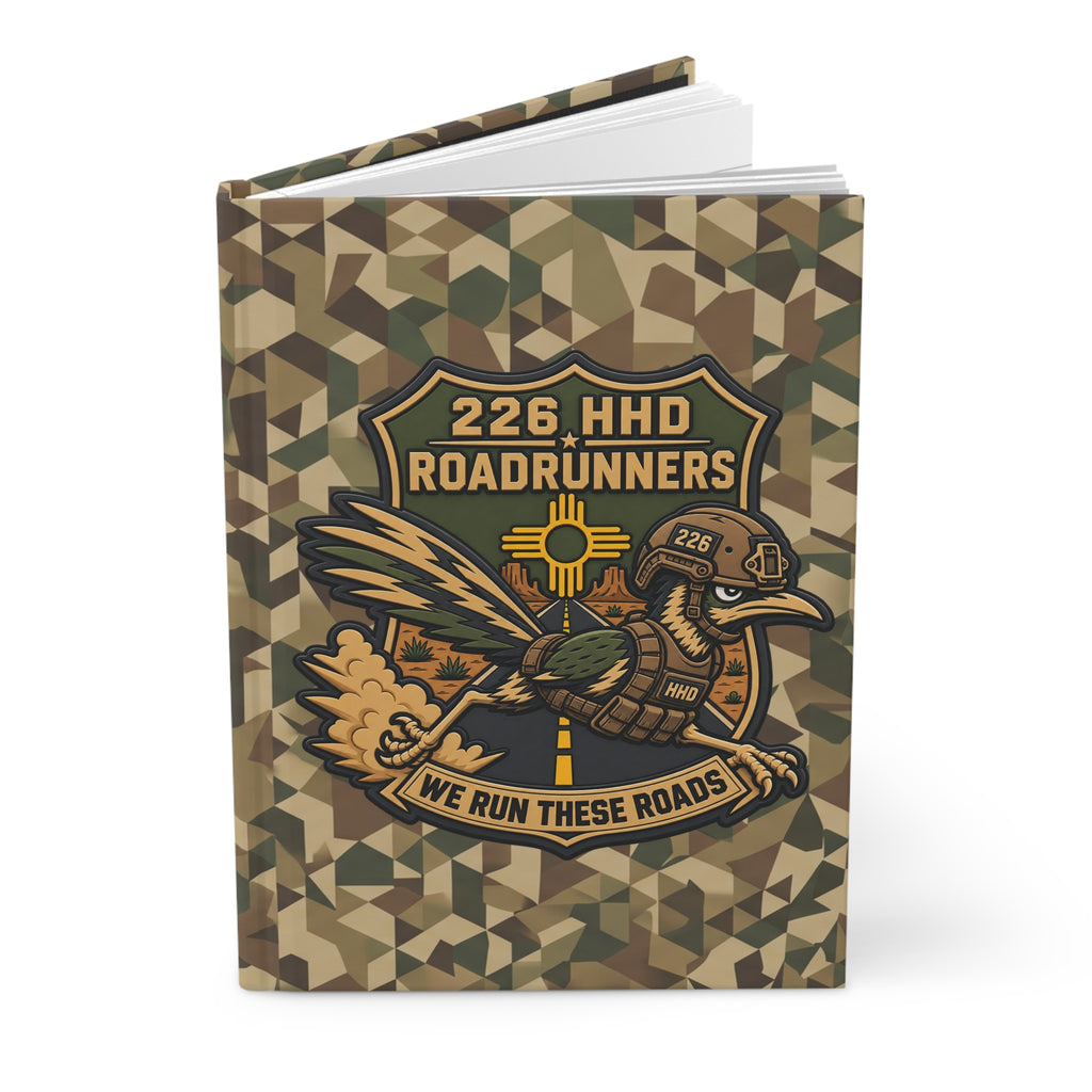 226 HHD Roadrunners Camo Hardcover Notebook 5.5"x8" MP Notebook