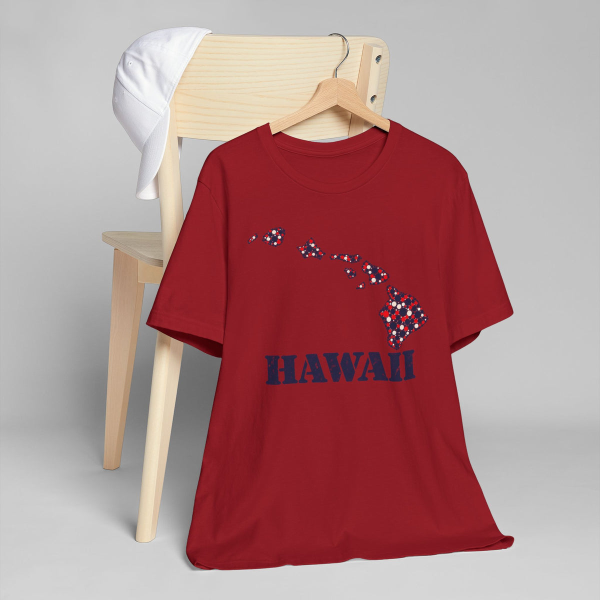 Hawaii Island Map Floral T-Shirt | Hawaiian Islands Graphic Tee