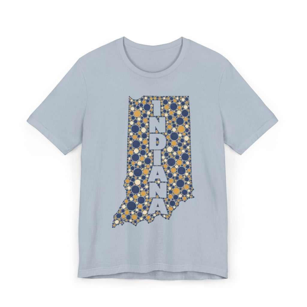 Indiana State Map Floral T-Shirt | Indiana Outline Graphic Tee