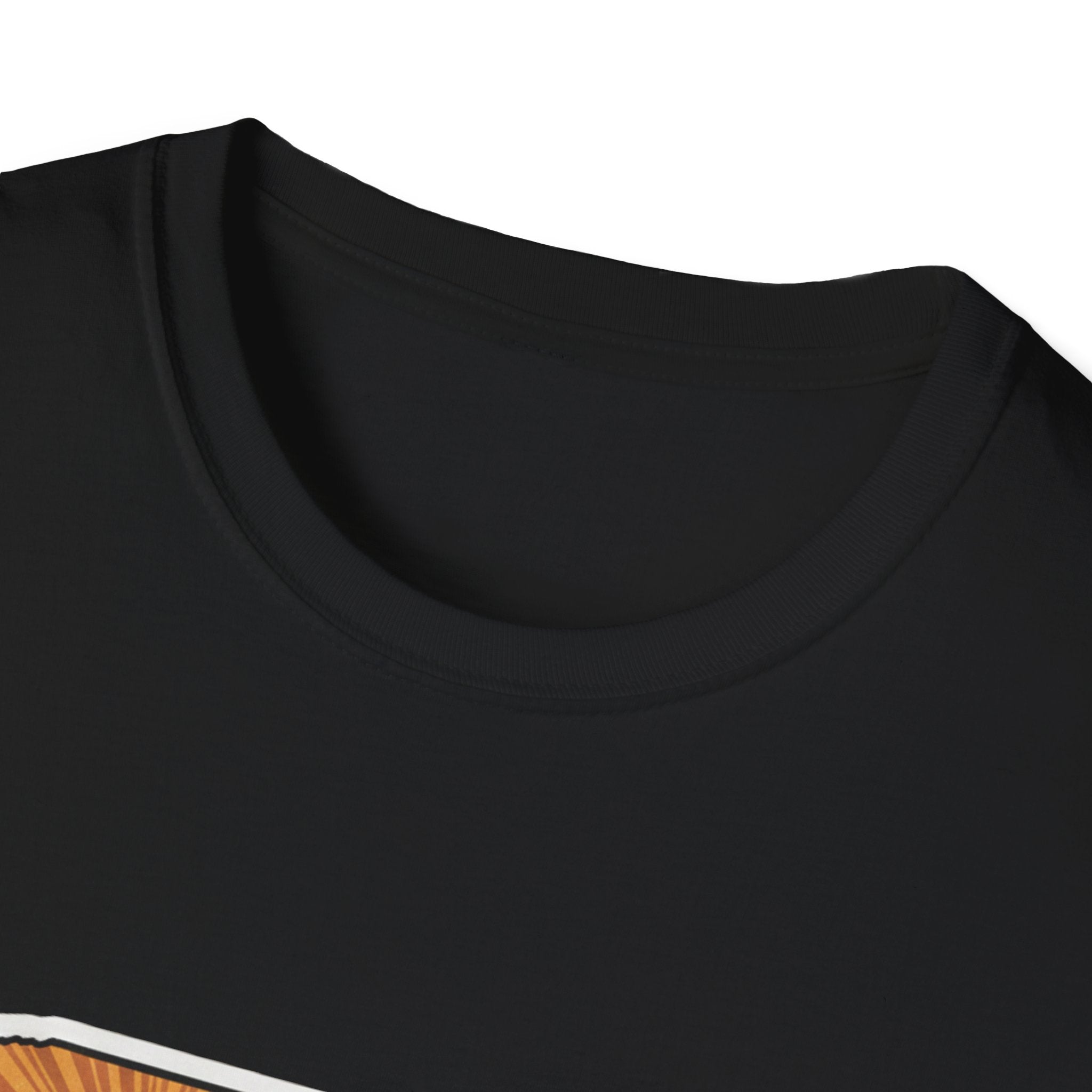 I Am South Carolina T-Shirt neckline detail, black crew neck