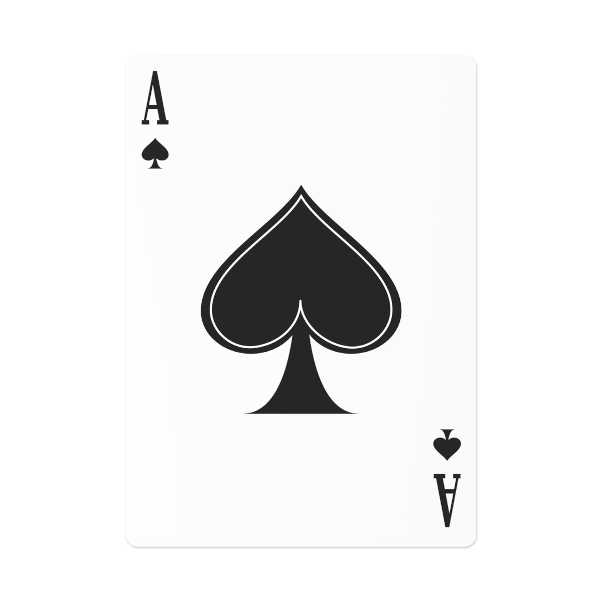 Ace of spades poker card