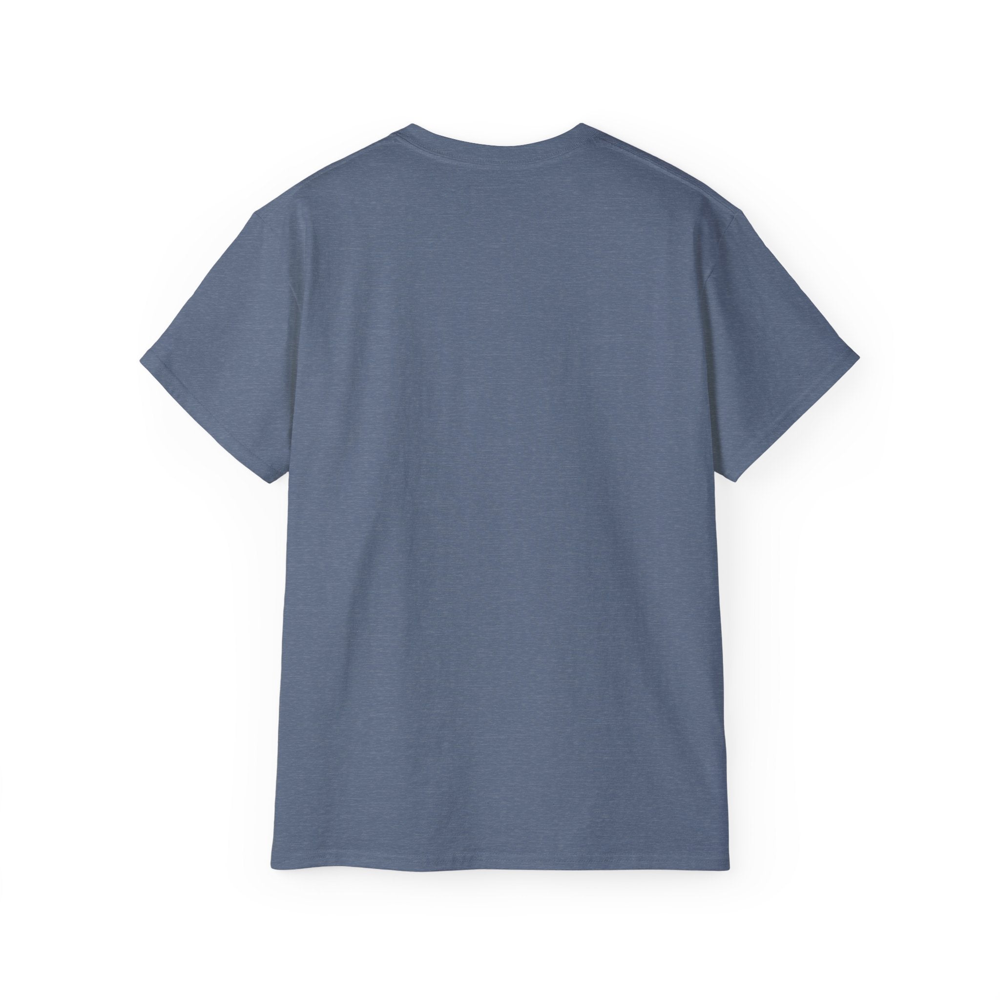 Life Word Cloud Tee, blaues T‑Shirt mit Rundhalsausschnitt