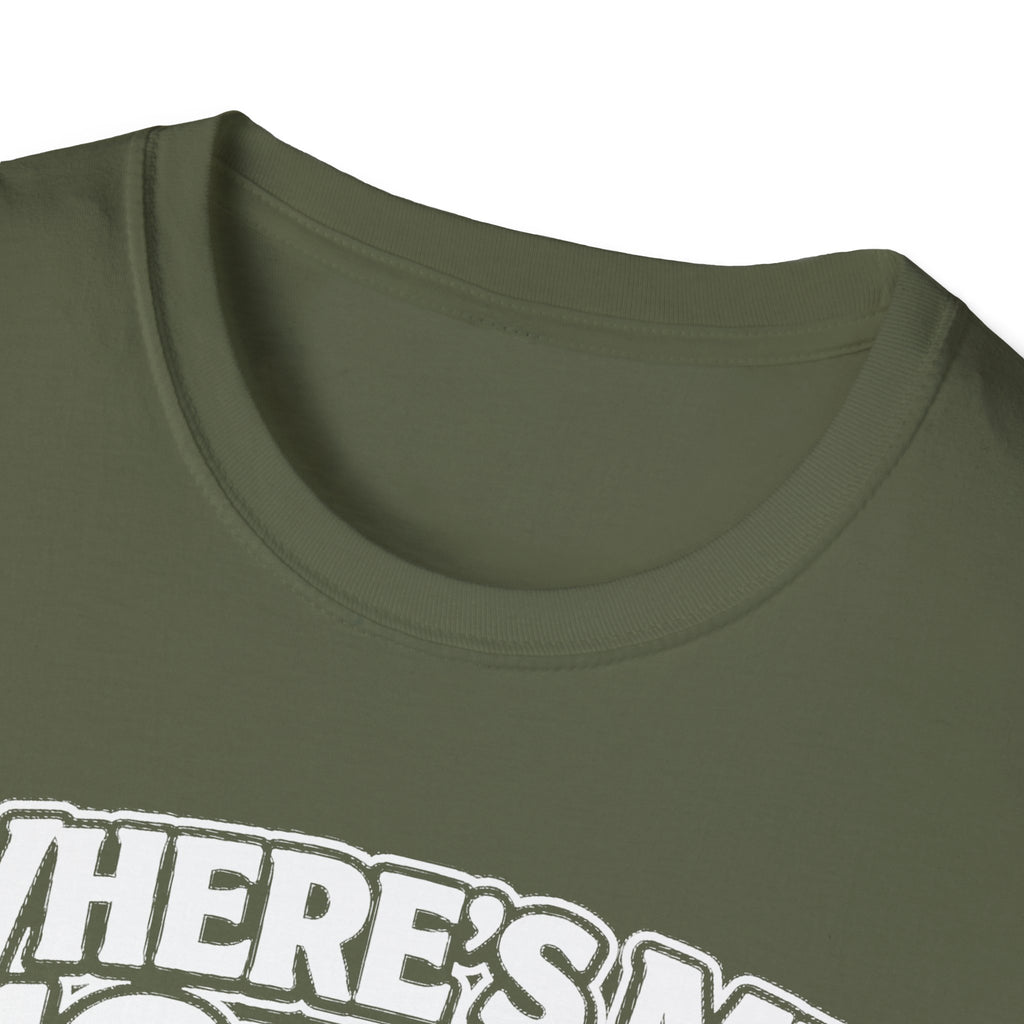 Military green T-shirt, crew neck, partial “WHERE’S 10MM” tool graphic on chest
