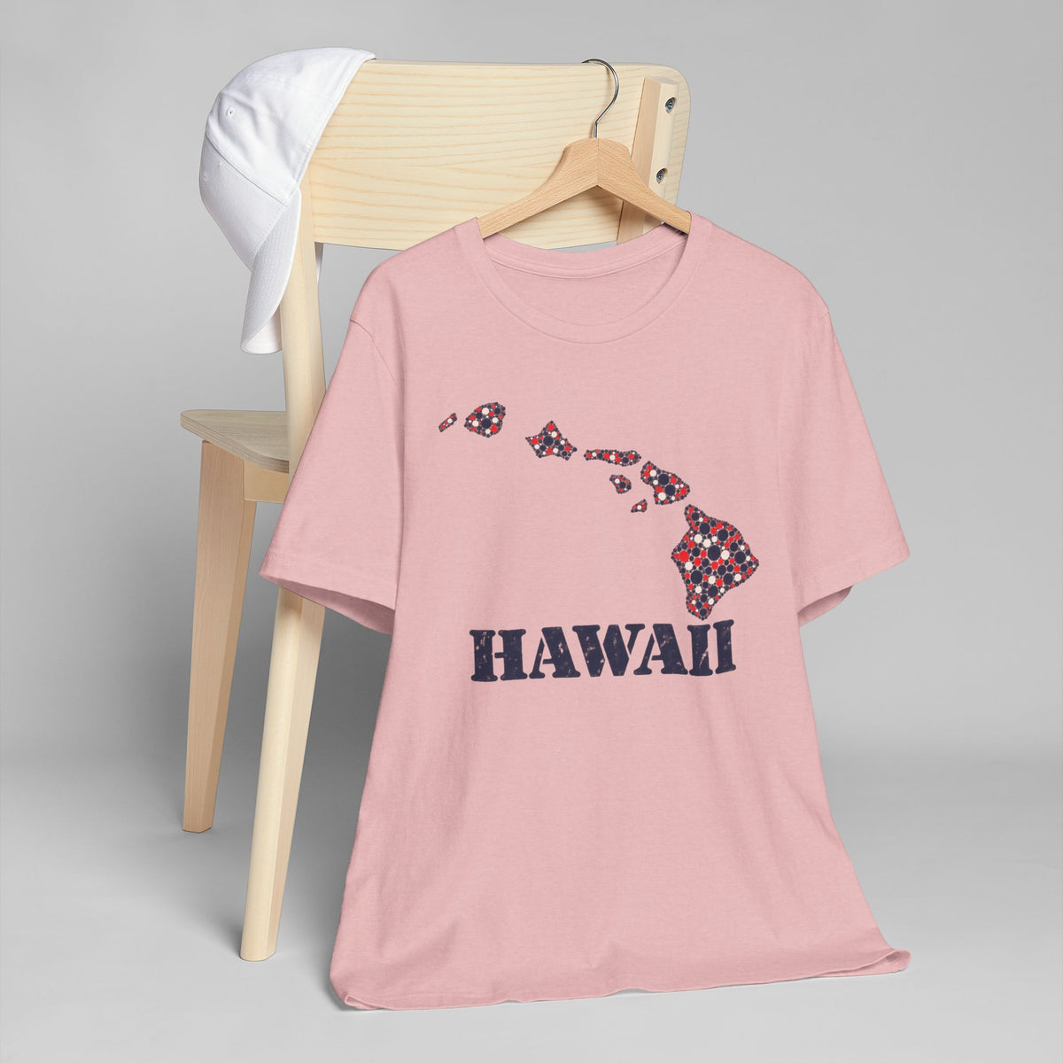 Hawaii Island Map Floral T-Shirt | Hawaiian Islands Graphic Tee