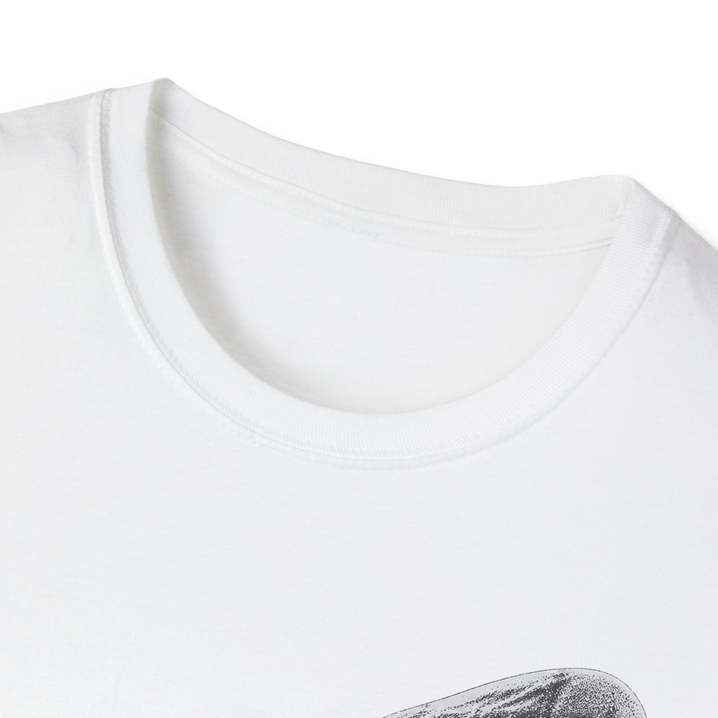 White T-shirt crew neck and short sleeves