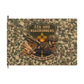 226 HHD Roadrunners Camo Flag – “We Run These Roads” Double-Sided Military Garden Banner