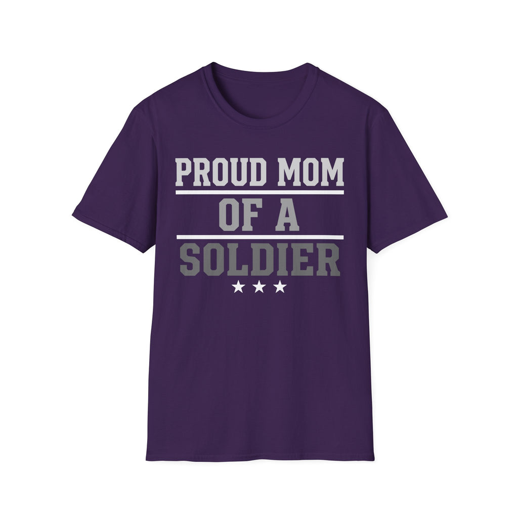 Proud Mom of a Soldier T-Shirt - Military Mom Tee