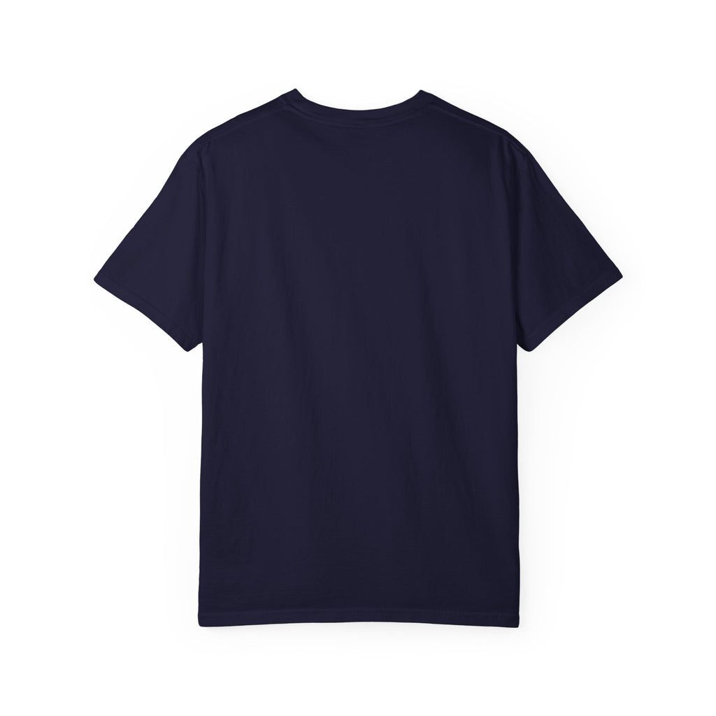 Navy short-sleeve T-shirt, plain front