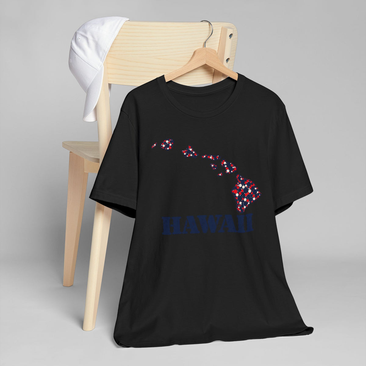 Hawaii Island Map Floral T-Shirt | Hawaiian Islands Graphic Tee