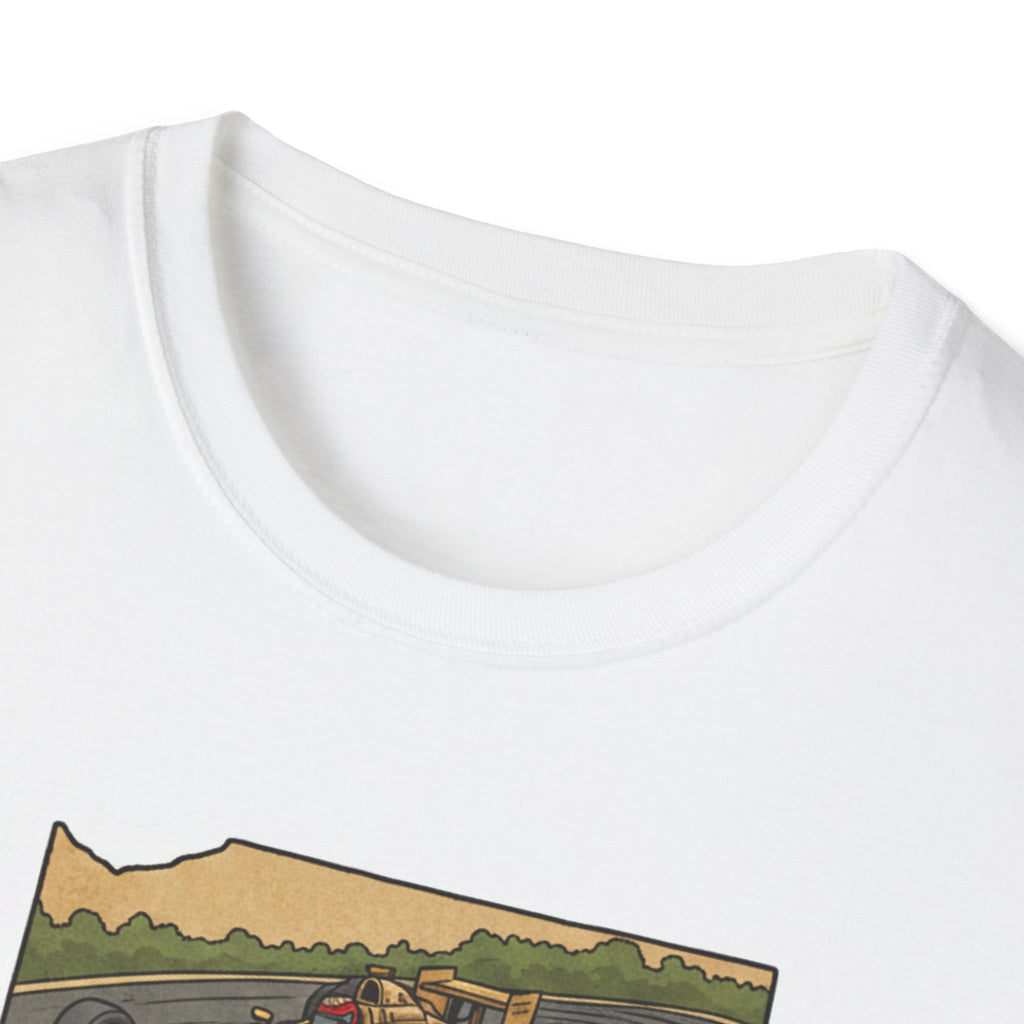 I Am Indiana T-shirt, white crew neck with partial front graphic