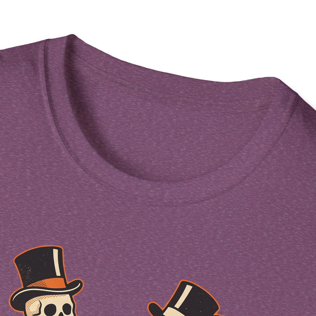 Dancing Skeletons The Graveyard Shift T-Shirt - Vintage Halloween Tee