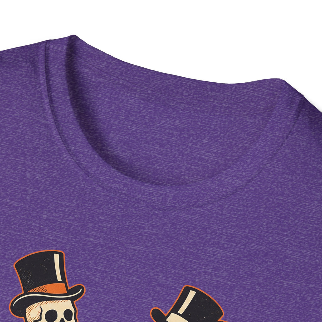 Dancing Skeletons The Graveyard Shift T-Shirt - Vintage Halloween Tee