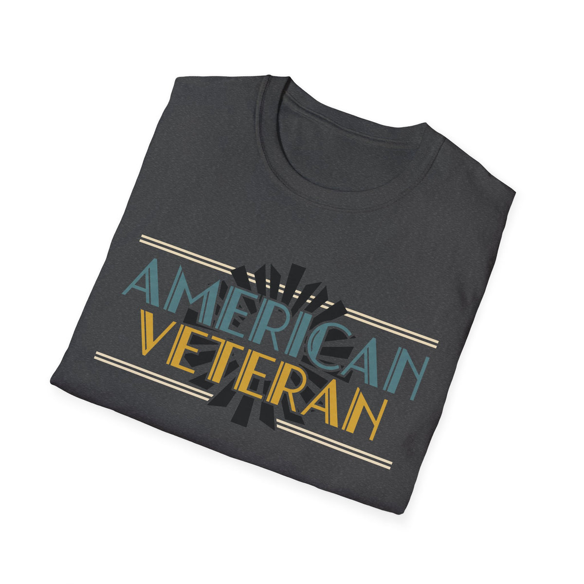 American Veteran T-Shirt - Vintage Patriotic Veterans Day Tee