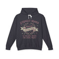Black hoodie with front graphic text "Strongest Branch" and "Home Front".