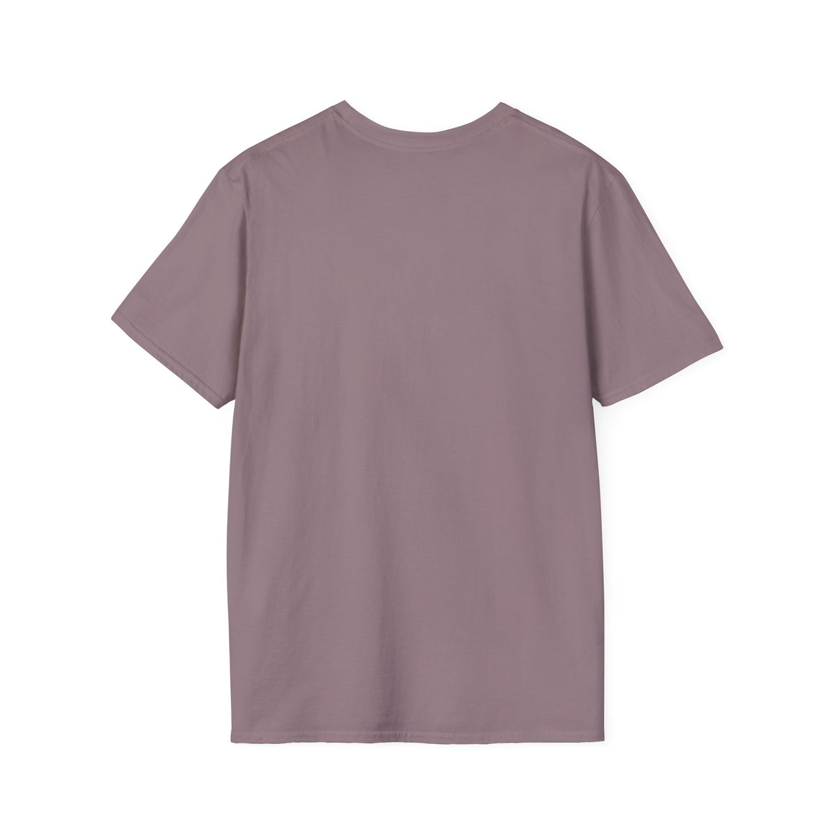 Crewneck t-shirt in light purple, short sleeves and straight hem