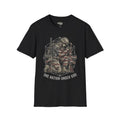 Black T-shirt with praying soldier illustration and “ONE NATION UNDER GOD” text