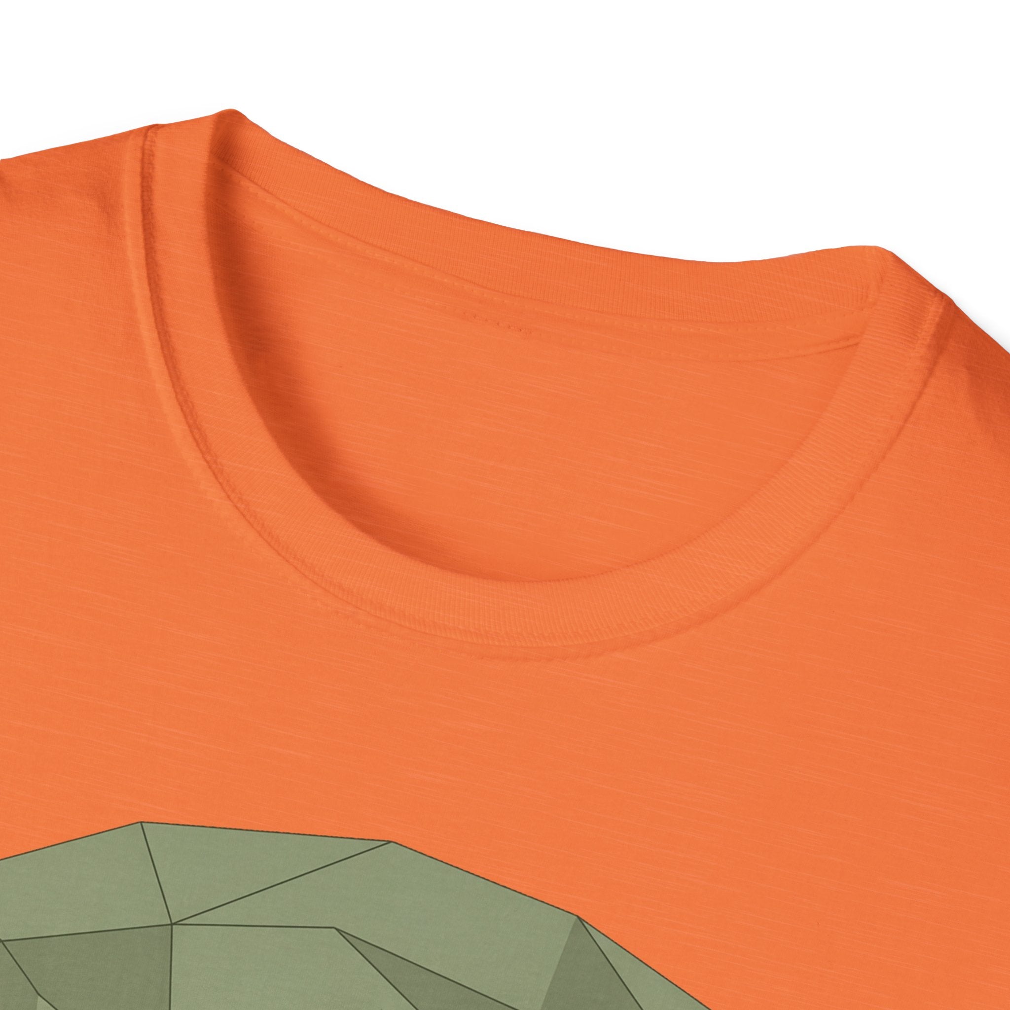 Dragon Blood Tree T-Shirt, heather orange, crew neck and partial tree graphic