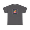 Dark grey T-shirt with front pug graphic and 'Snorting Through Monday' text