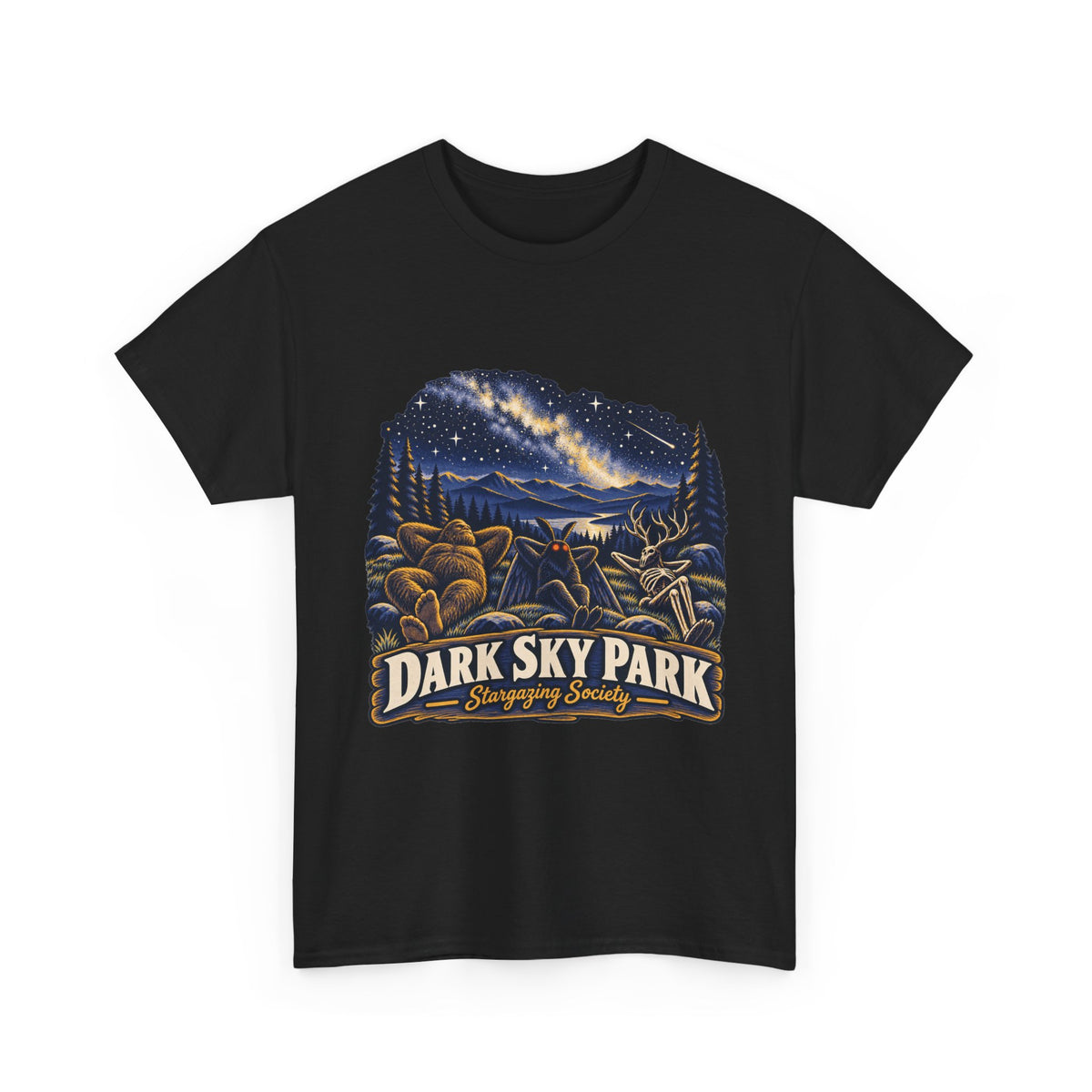 Dark Sky Park Stargazing T-Shirt, Milky Way Night Sky Camping Shirt for Men and Women, Astronomy Lover Gift Tee
