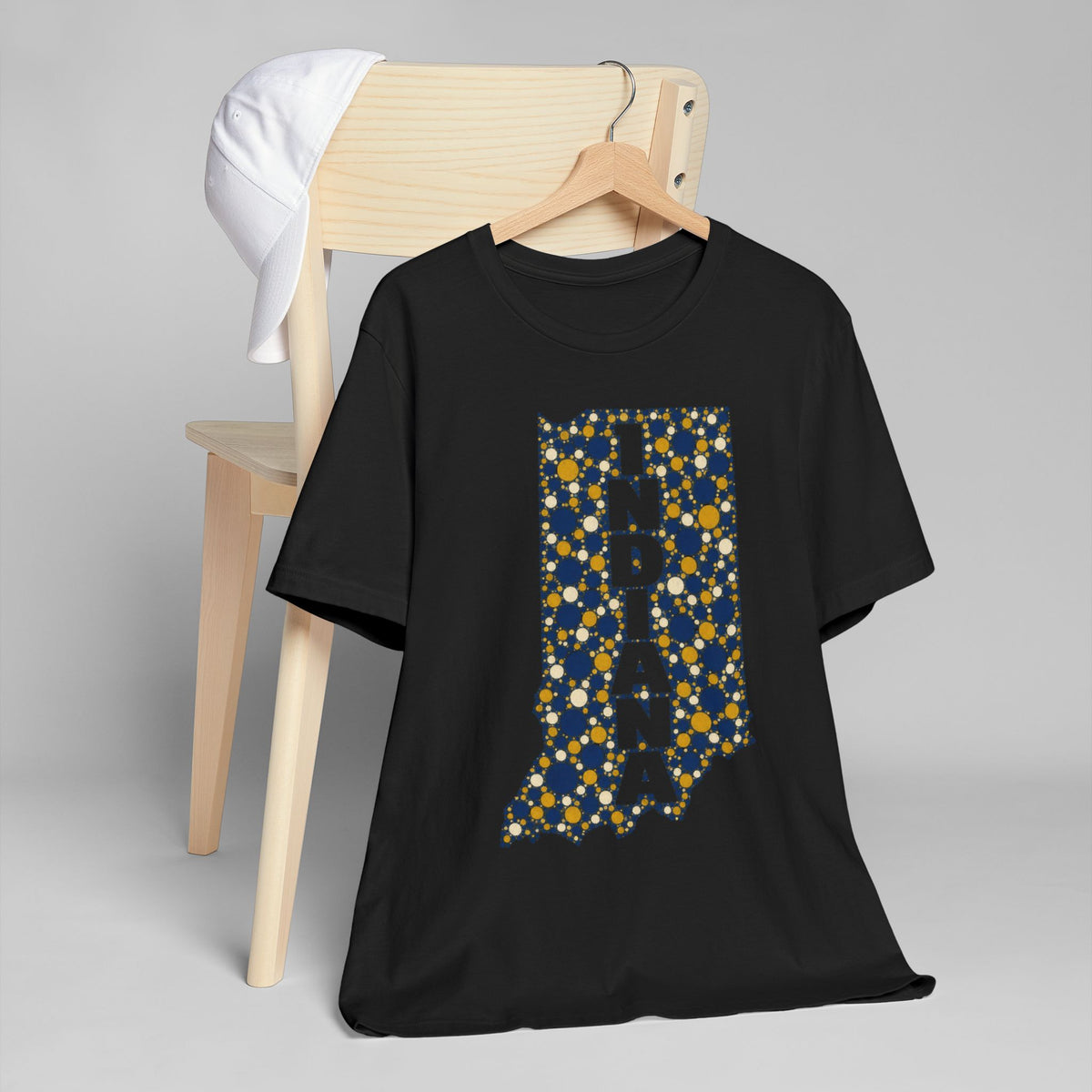 Indiana State Map Floral T-Shirt | Indiana Outline Graphic Tee