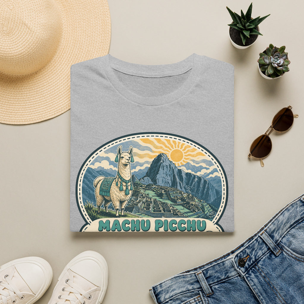 Machu Picchu Llama T-Shirt | Vintage Mountain Travel Tee