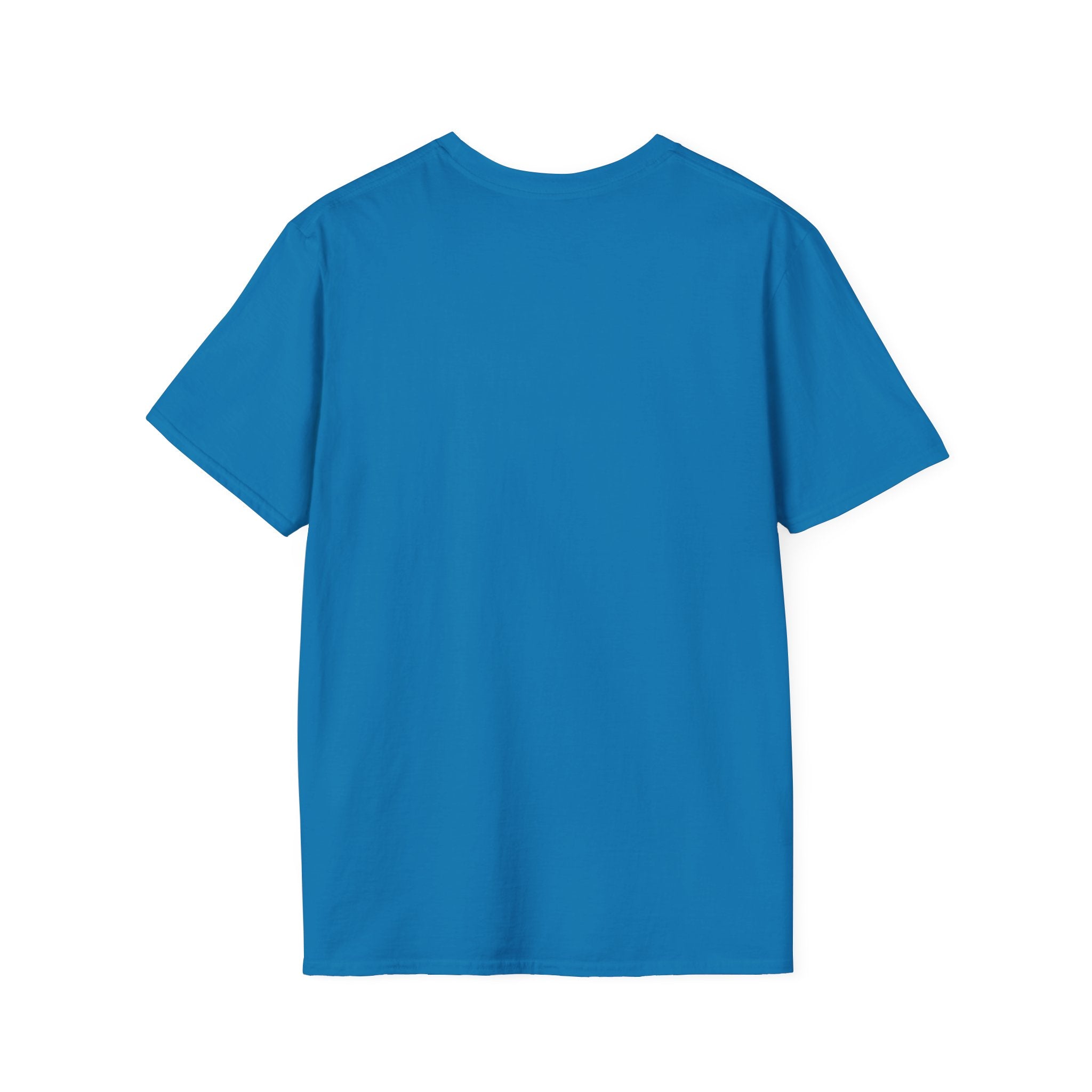 Light Blue T-Shirt, schlicht einfarbig mit Rundhalsausschnitt